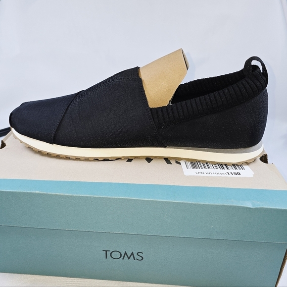 Toms | Mens Resident 2.0 Sneaker Hybrid Travel Loafer In Black Size 13 NWB!
